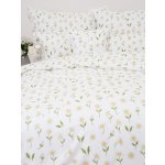 MKLuzkoviny.cz bavlna povlečení Renforcé Sedmikrásky bílé 140x200 70x90 – Hledejceny.cz