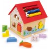 Dřevěná hračka Small Foot multifunční dům