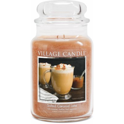 Village Candle Salted Caramel Latte 602 g – Zboží Mobilmania