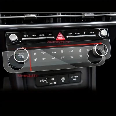 BIXUAN Tvrzené sklo pro displej klimatizace Tucson 2025 (SE/SEL/SEL Convenience/XRT/Limited/Blue/N Line) – Zboží Živě