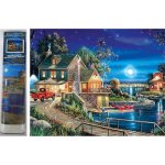 Norimpex Diamantové malování Dům u jezera 30 x 40 cm – Sleviste.cz