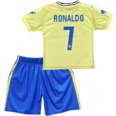Numberoplus dětský fotbalový dres Komplet 2024 Al Nassr Cristiano Ronaldo CR7 – Zboží Dáma