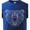 Dětské tričko dětské tričko Medvěd, modrá