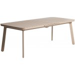Kave Home kovový zahradní rozkládací stůl Izola 220/280 x 100 cm Béžový – Hledejceny.cz