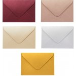 Obálky MINI 110x75mm metalické, mix – Sleviste.cz