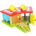 Bigjigs Rail Bigjigs Trojité depo s vraty – Sleviste.cz