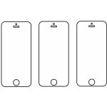 Ochranná fólie Hydrogel Apple iPhone 5/5C/5S/SE, 3ks – Zboží Mobilmania