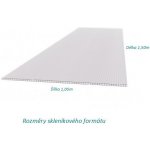 Arla Plast Komůrkový polykarbonát 4 mm 1,05 x 1,50 1 ks – HobbyKompas.cz