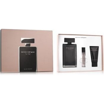 Narciso Rodriguez For Her EDT 100 ml + tělové mléko 50 ml + EDT 10 ml dárková sada