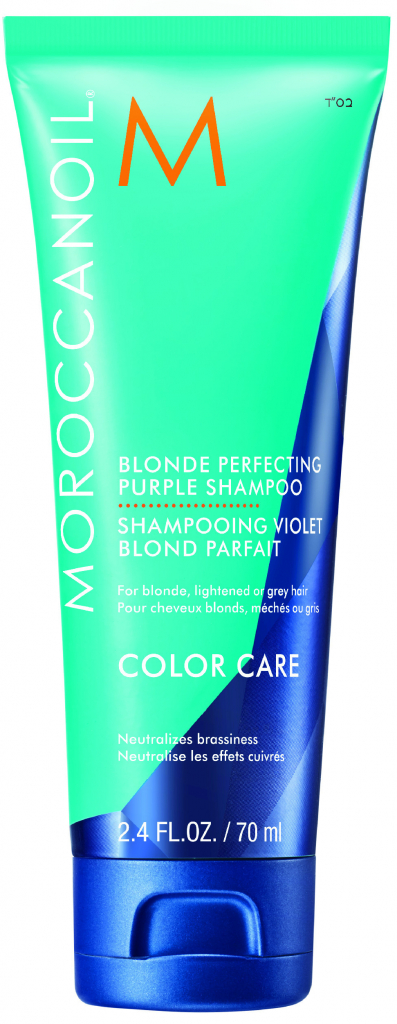 Moroccanoil Blonde Perfecting šampon pro blond vlasy 70 ml