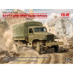 ICM Chevrolet G7117 with Soviet Drivers WWII 35594 1:35