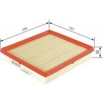 Vzduchový filtr BOSCH F 026 400 581 – Hledejceny.cz