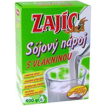 Mogador Sójový nápoj Zajíc s vlákninou 400 g