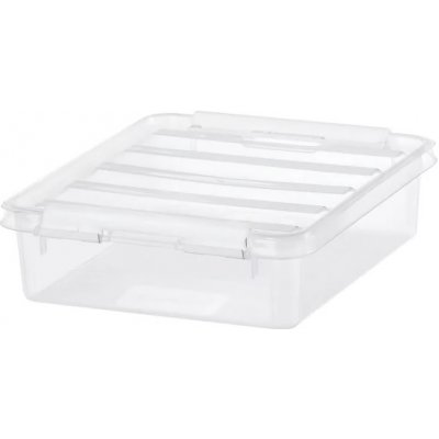 Smartstore box 1l Classic 21 x 17 x 6 cm bílé klipy – Zboží Dáma