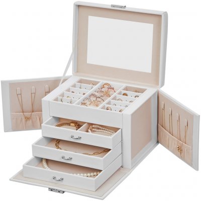 Songmics JBC159W01 bílá – Zboží Dáma Songmics JBC159W01 bílá – Zboží Dáma