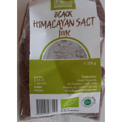 Dragon superfoods himalájská sůl černá jemná 250 g