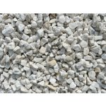 Mramorová drť, Matně bílá, více frakcí 4-8 mm, 1 tuna – Zboží Dáma
