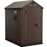 Keter Darwin zahradní domek 4 x 6 hnědý s podlahou – Zboží Dáma