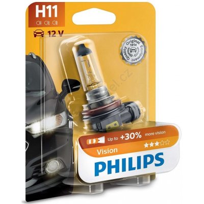 Philips Vision 12362PRB1 H11 PGJ19-2 12V 55W – Zboží Mobilmania
