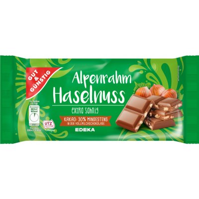 Gut & Günstig mléčná s lískovými ořechy 100 g – Zboží Dáma