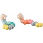 Small Foot motorická hračka housenka 1ks tyrkysová – Sleviste.cz