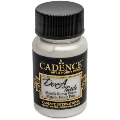 Cadence Metalická barva na textil Dora perleťová 50 ml – Zbozi.Blesk.cz