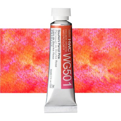 Holbein Granulating akvarelová barva 5 ml Bourke's Parrot Pink – Hledejceny.cz