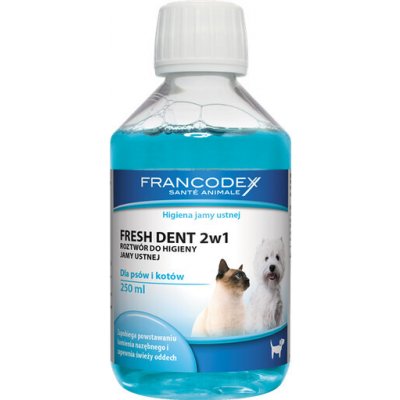 Francodex Fresh Dent perorální tekutina pro psy a kočky 250 ml – Zbozi.Blesk.cz