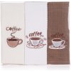 Utěrka BANQUET COFFEE 45 x 70 cm 3 ks mix barev