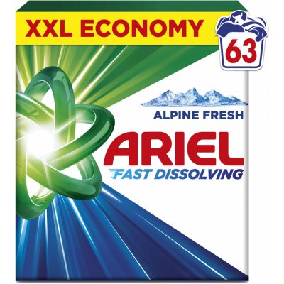 Ariel Alpine Fresh prací prášek 3,465 kg 63 PD – Zboží Dáma