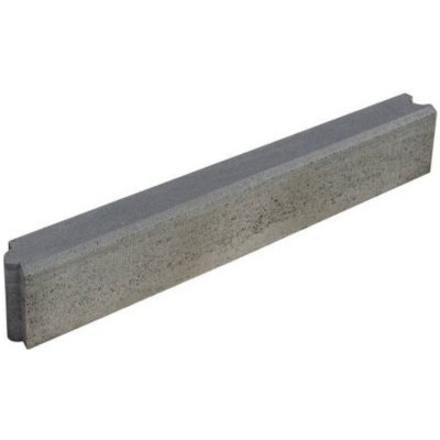 Presbeton obrubník ABO 13-10 100 x 10 x 20 cm přírodní beton 1 ks – Hledejceny.cz