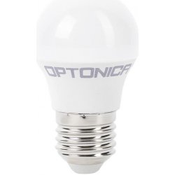 Optonica LED žárovka E27 G45 8W Neutrální bílá