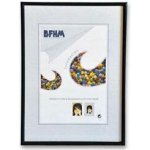 BFHM - plastový rám - A2, 42 × 59,4 cm, černý – Sleviste.cz