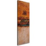 Obraz na plátně Palm Camel Desert - 50x150 cm – Zboží Mobilmania