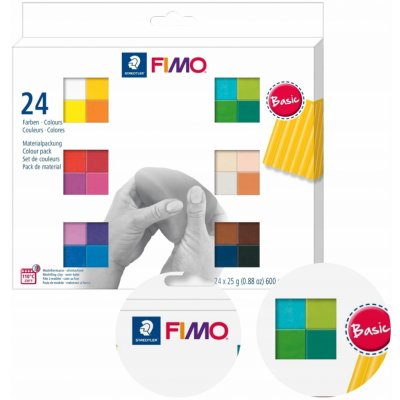 FIMO soft sada Basic 24 barev – Hledejceny.cz