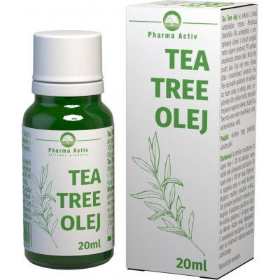 PHARMA ACTIV CZECH Tea Tree olej s kapátkem 20 ml Pharma Grade – Zboží Mobilmania