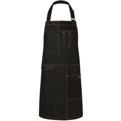 Karlowsky Gastro zástěra s laclem KY113 Black 68x80cm – Hledejceny.cz
