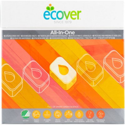 Ecover All In One tablety do myčky 1,3 kg 65 ks – Hledejceny.cz