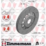 Brzdový kotouč ZIMMERMANN 100.3367.70 | Zboží Auto