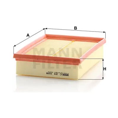 MANN FILTER Vzduchový filtr C 24 028 – Hledejceny.cz