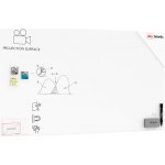 Allboards TSO Skleněná projekční magnetická matná tabule 220 x 120 cm – Zboží Dáma