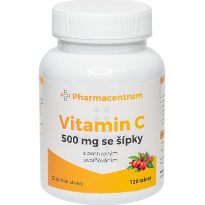Pharmacentrum Vitamin C 500 mg 120 kapslí