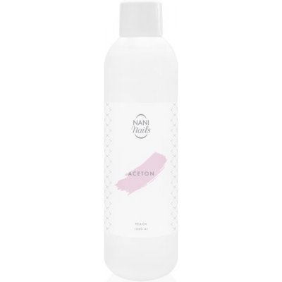 NaniNails NANI Peach čistý aceton k odstranění gelových laků 1000 ml – Zbozi.Blesk.cz