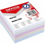 Poznámkový papír náhradní 85 × 85 mm nelepený -mix pastelových barev – Zboží Živě