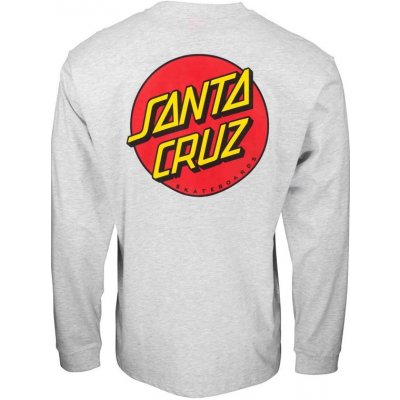 Santa Cruz Classic Dot Chest L/S T-Shirt Athletic Heather – Zbozi.Blesk.cz