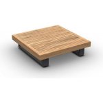 Jati Kebon Truro, Jati Kebon, čtvercový 90x90 x 30 cm charcoal mat, deska teak – Hledejceny.cz