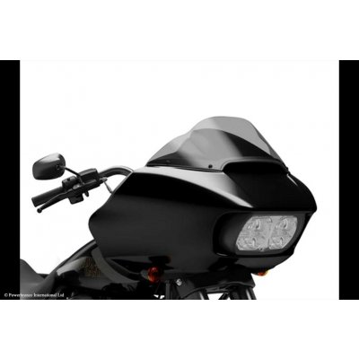 Harley Davidson Road Glide 15-23, Road Glide Limited 24-25 Adventure Sports plexi štít Powerbronze 209mm - tmavě zelená | Zboží Auto
