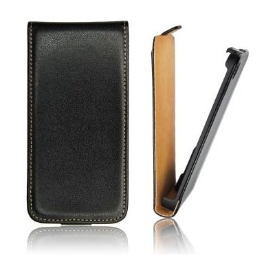Pouzdro ForCell Slim Flip Sony Xperia U (ST25i) černé – Zboží Živě
