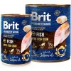 Konzerva pro psy Brit Premium by Nature Dog Fish with Fish Skin 400 g