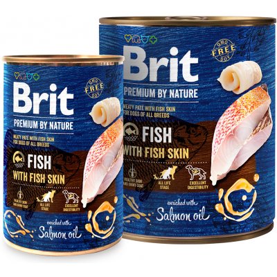 Brit Premium by Nature Dog Fish with Fish Skin 400 g – Zboží Mobilmania